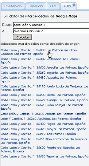 Distinción de resultados